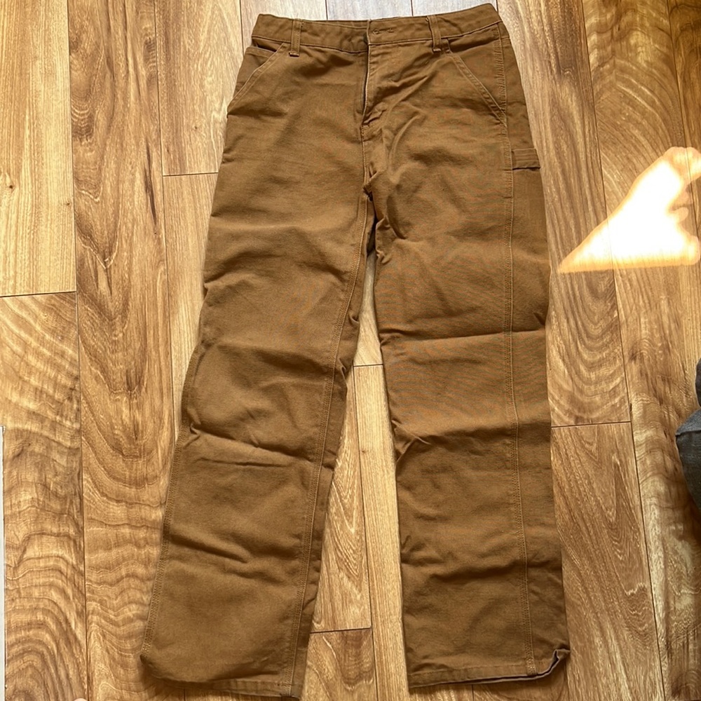 Carhartt kids size 14 canvas utility pants